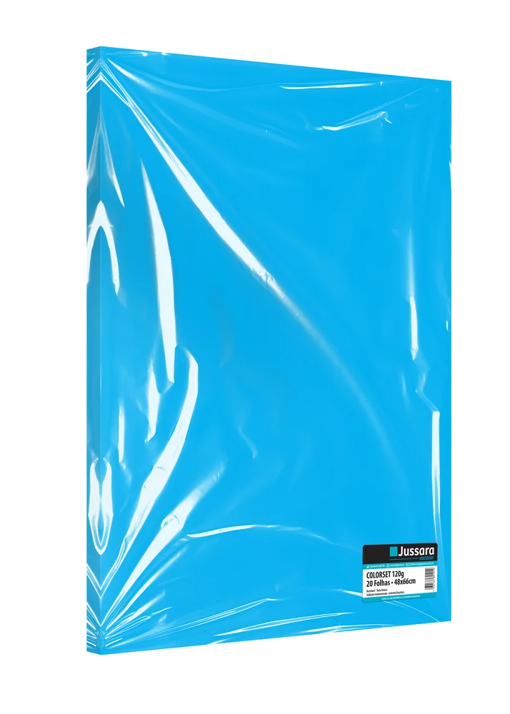Papel ColorSet Azul Cyan