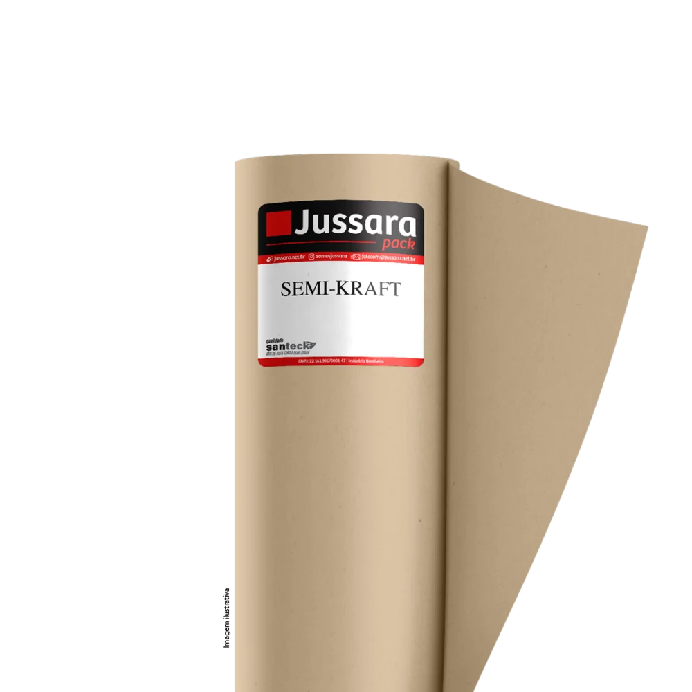 Bobina de Papel Semikraft 40 cm x 160 m
