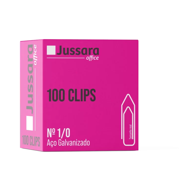 Clips de Metal Nº 1/0 (Caixa P)