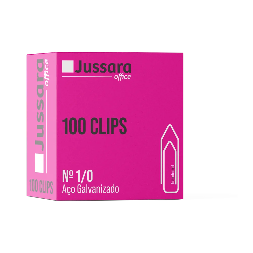 Clips de Metal Nº 1/0 (Caixa P)