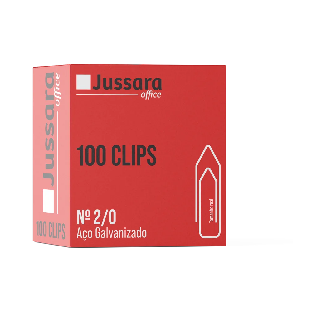 Clips de Metal Nº 2/0 (Caixa P)