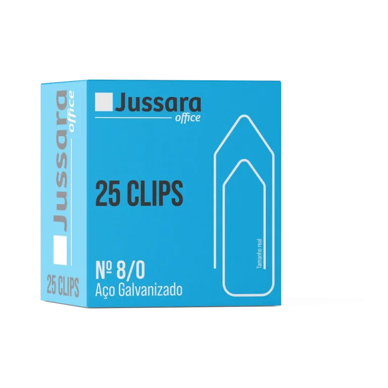 Clips de Metal Nº 8/0 (Caixa P)