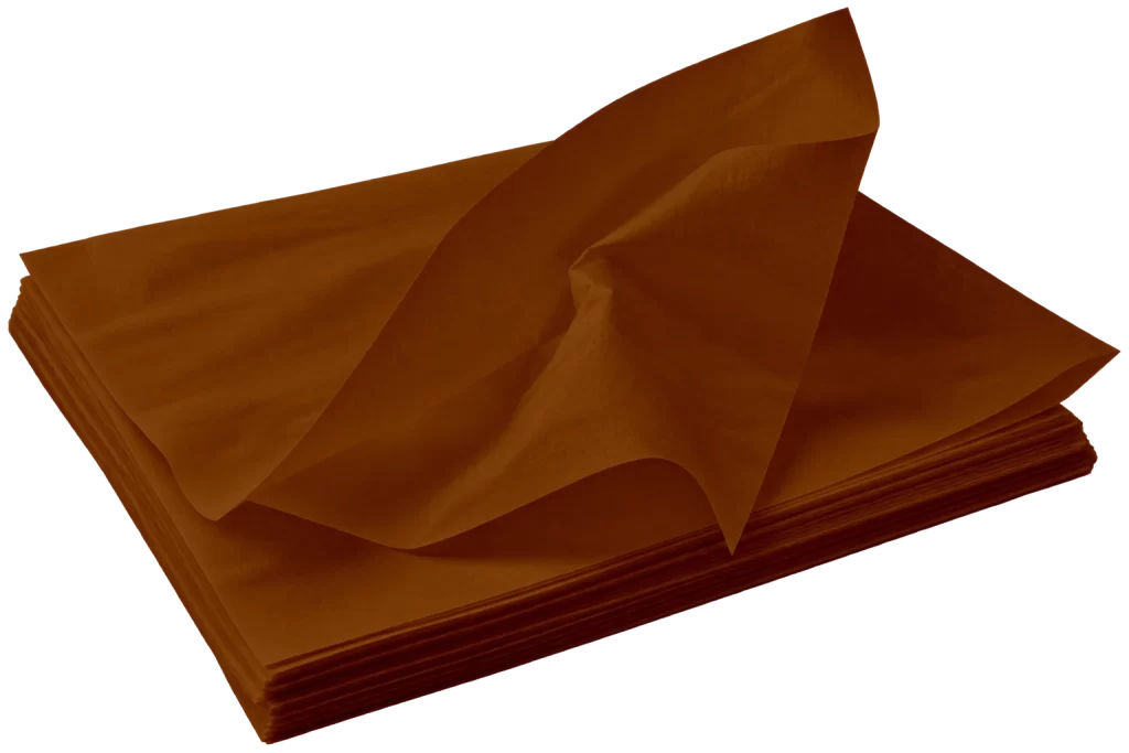 Papel de Seda Marrom
