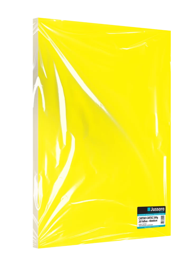 Papel Cartão Cartaz Amarelo
