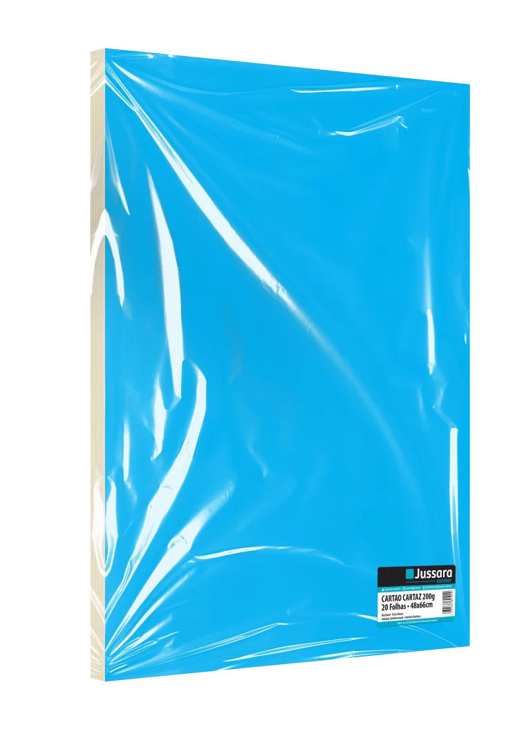 Papel Cartão Cartaz Azul Claro