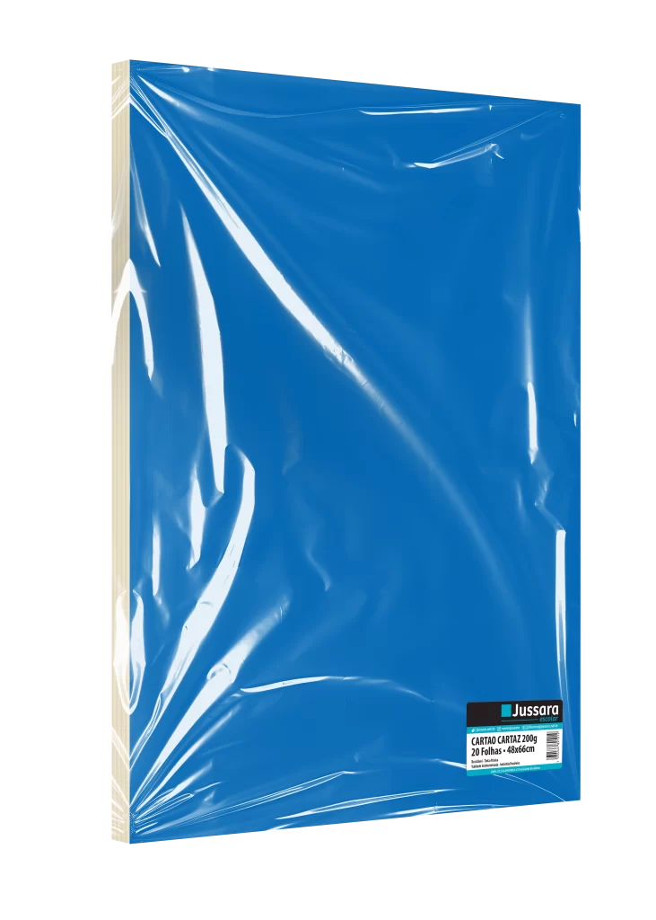Papel Cartão Cartaz Azul Escuro