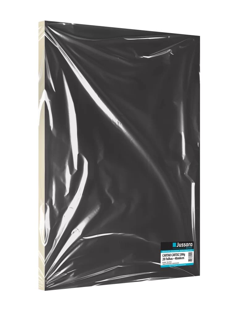 Papel Cartão Cartaz Preto