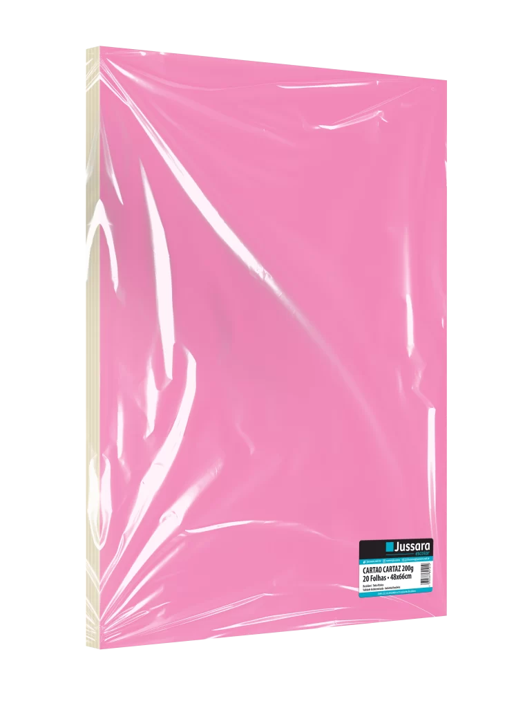 Papel Cartão Cartaz Rosa
