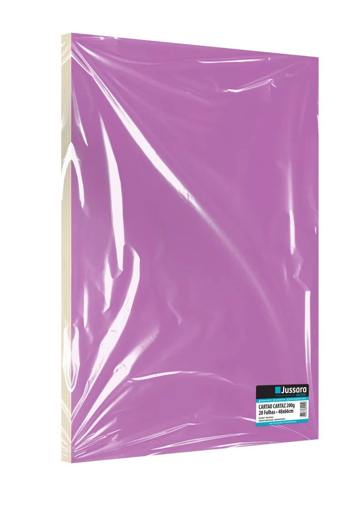 Papel Cartão Cartaz Roxo
