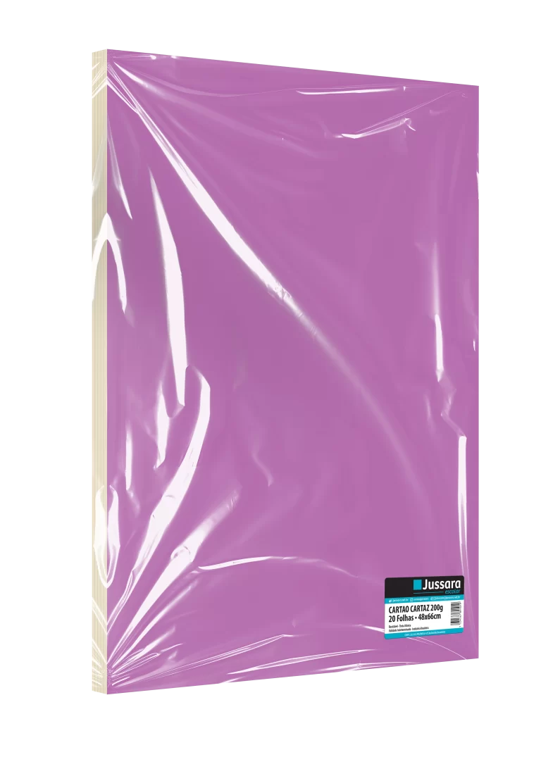 Papel Cartão Cartaz Roxo