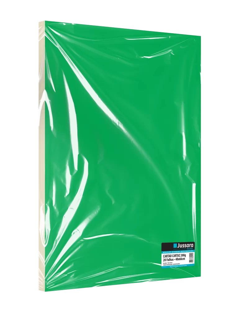 Papel Cartão Cartaz Verde