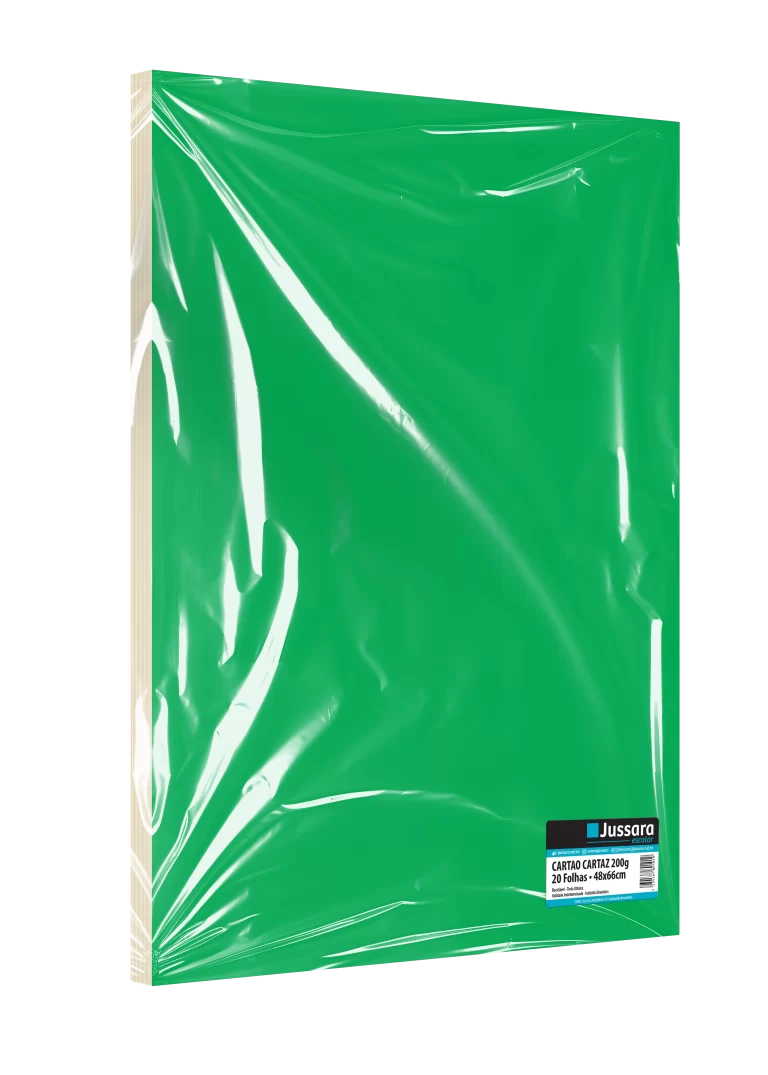 Papel Cartão Cartaz Verde